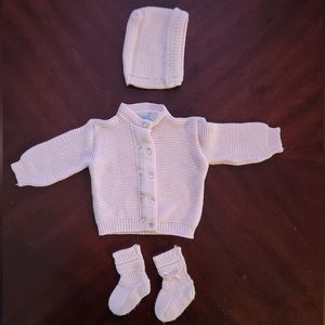 Vintage Infant Sweater Set (Orlon Acrylic Fiber)